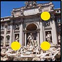 100 pics Landmarks answers Trevi Fountain