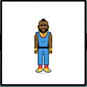 100 pics Pixel People answers Mr. T