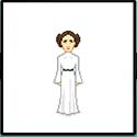 100 pics Pixel People answers Princess Leia