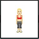 100 pics Pixel People answers Gwen Stefani
