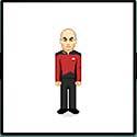 100 pics Pixel People answers Jean Luc Picard