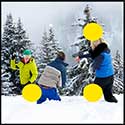 100 pics Winter answers Snowball Fight