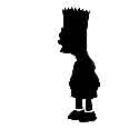 100 pics Silhouettes answers Bart Simpson