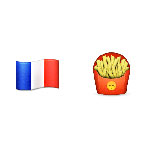 100 pics Emoji 2 answers French Fries
