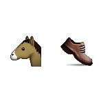 100 pics Emoji 2 answers Horseshoe
