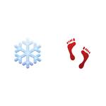 100 pics Emoji 2 answers Cold Feet