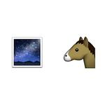 100 pics Emoji 2 answers Dark Horse