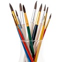 100 pics School answers Paintbrushes