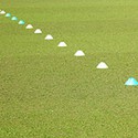 100 pics Circular answers Training Cones 