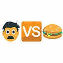 100 pics Emoji Quiz One (2015) answers Man Vs Food 