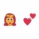 100 pics Emoji Quiz One (2015) answers Queen Of Hearts 