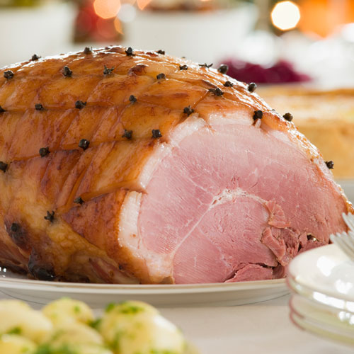 100 pics Christmas answers Glazed Ham