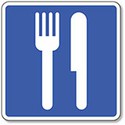 100 pics Road Signs answers Dining Area 