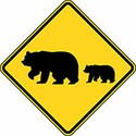 100 pics Road Signs answers Migrating Bears 