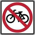 100 pics Road Signs answers No Bicycles 