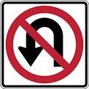 100 pics Road Signs answers No U Turns 