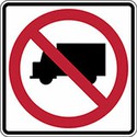 100 pics Road Signs answers No Trucks 
