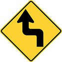 100 pics Road Signs answers Reverse Turn 