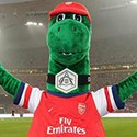 100 pics Arsenal FC answers Gunnersaurus