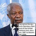 100 pics Icons Of Change answers Kofi Anaan